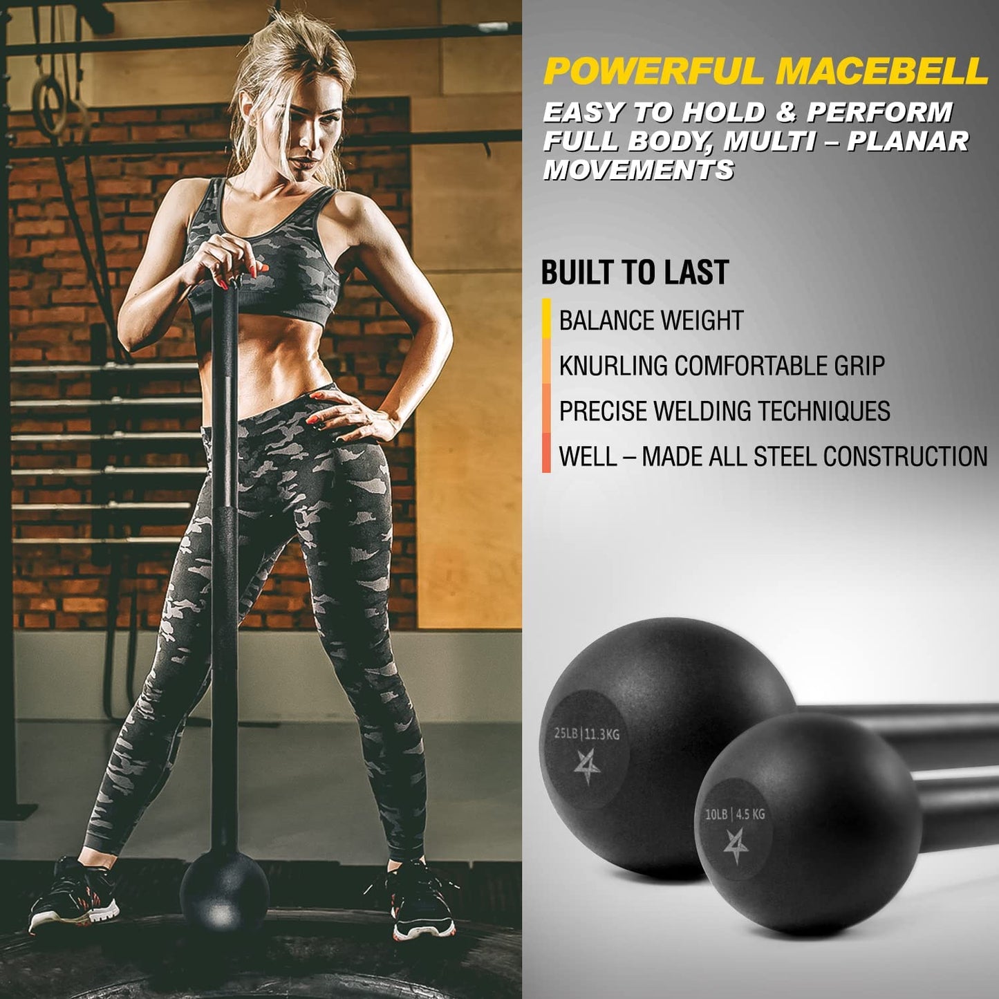 Swing Your Way to Superhuman Strength: The Steel Mace Bell for Those Who Want to Lift Heavy and Laugh Hard!