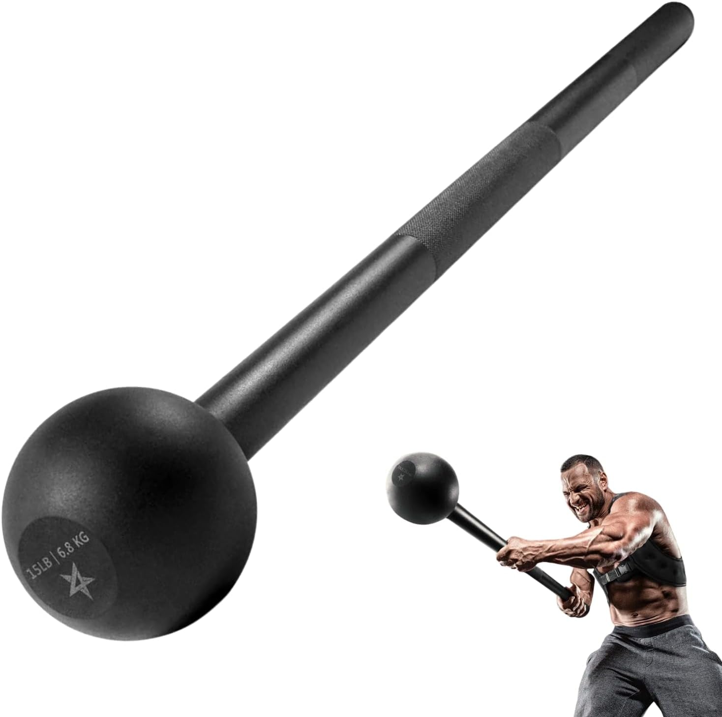 Swing Your Way to Superhuman Strength: The Steel Mace Bell for Those Who Want to Lift Heavy and Laugh Hard!